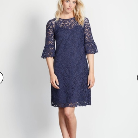 Boden Dresses & Skirts - EUC BODEN Brittany lace dress in blue - sz 2 R